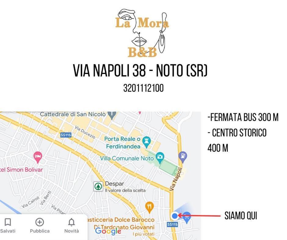 La Mora Affittacamere Noto Exterior foto